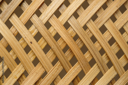 weave texture of wicker handicraft
