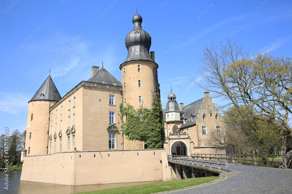 The historic Castle Gemen in Westphalia, Germany