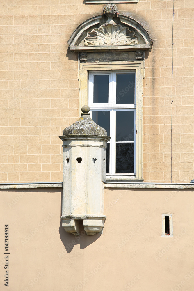 A historic watch tower, Castle Gemen, Germany