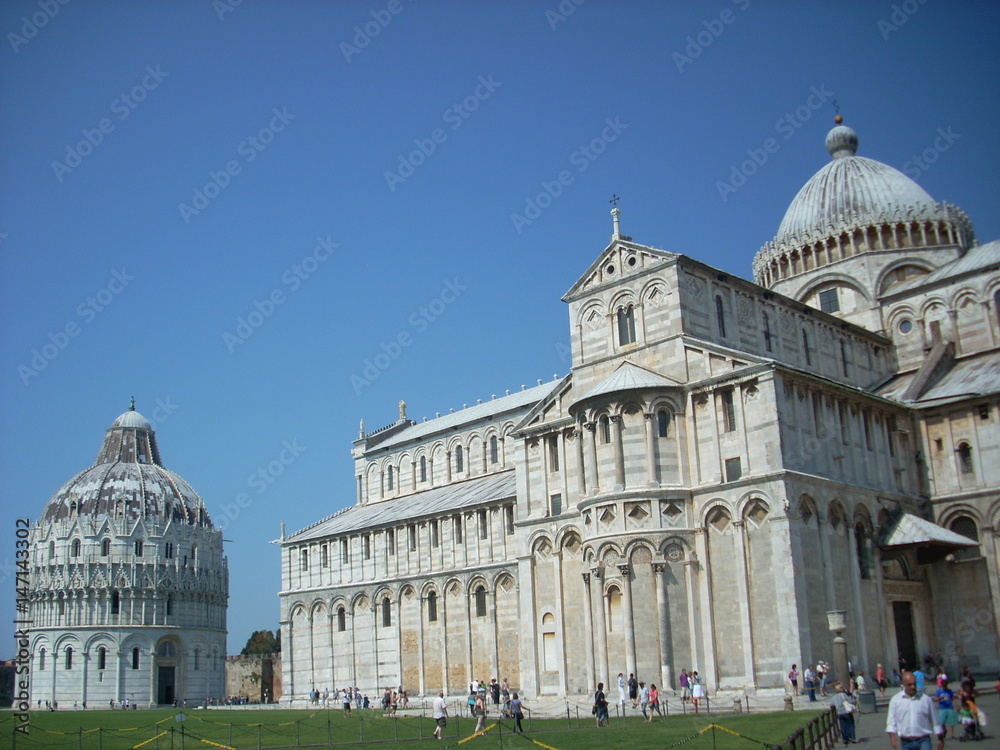 Pisa monuments view