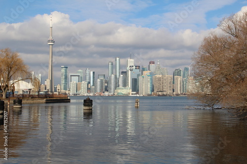 Photography Toronto Skyline winter time Canada