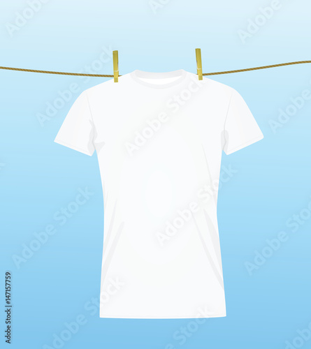 T shirt hanging
