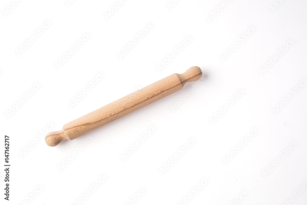 Rolling pin isolated on a white background Rolling pin isolated on a white background