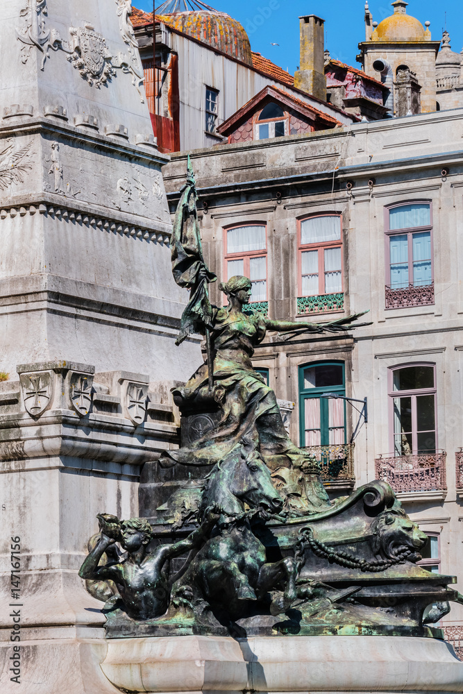 Monument to Prince Henry the Navigator (1900), Porto, Portugal.