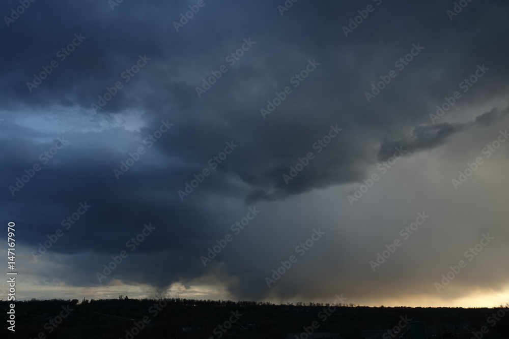 Background of storm clouds before a thunderstorm Background of storm clouds before a thunderstorm