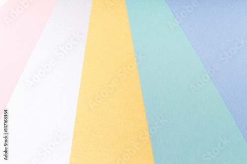 Wallpaper Mural colorful frame paper, minimal background, top view flat lay Torontodigital.ca