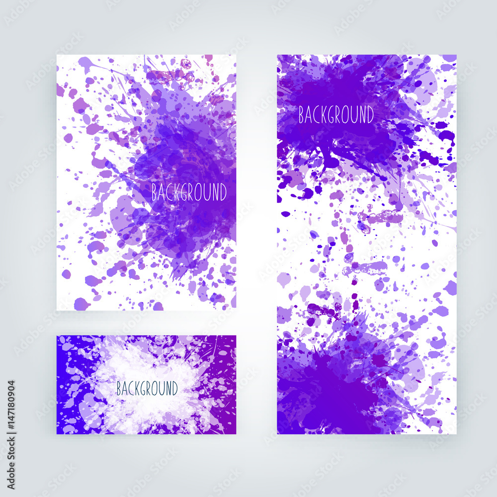 Vector abstract background with big splash and place for your text. Grunge Vector Illustration. Splatter template. Paint set for design use Vector abstract background with big splash and place for your text. Grunge Vector Illustration. Splatter template. Paint set for design use