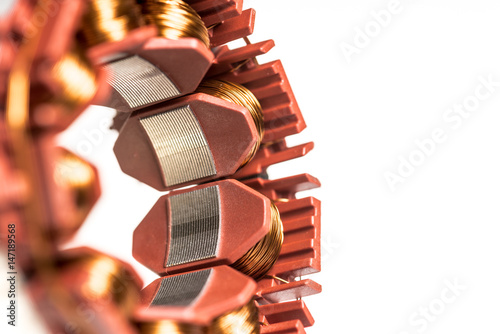 Electric motor stator