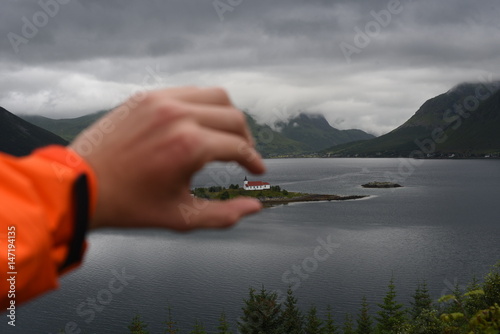 Lofoten Sildpollnes Chapell Kapell Norway Church photo