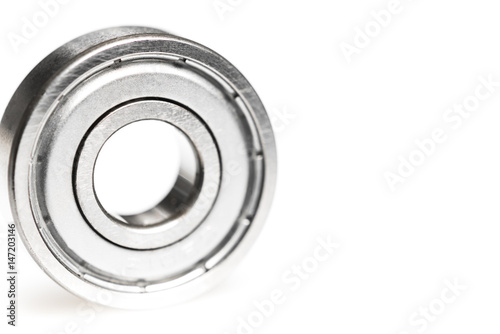Ball bearing on a white background