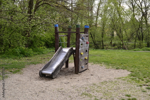 Wooden playground