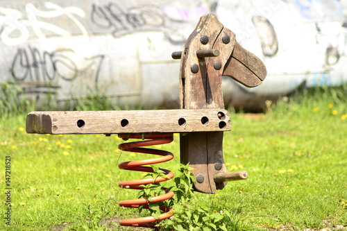Wooden playground
