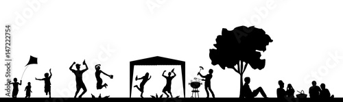 Silhouette Sommer Party