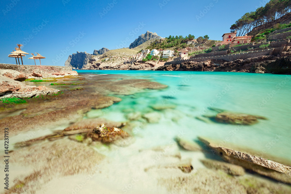 Mallorca Spanien Cala San Vicente Mittelmeer türkis Strand Urlaub
