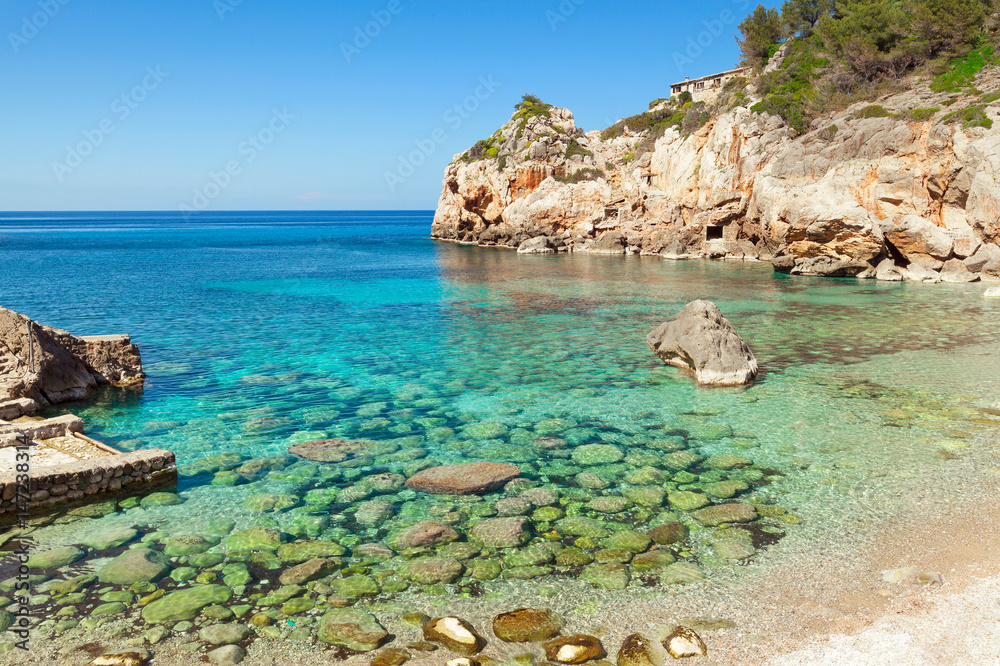 Deia Bucht Mallorca Majorca Spanien