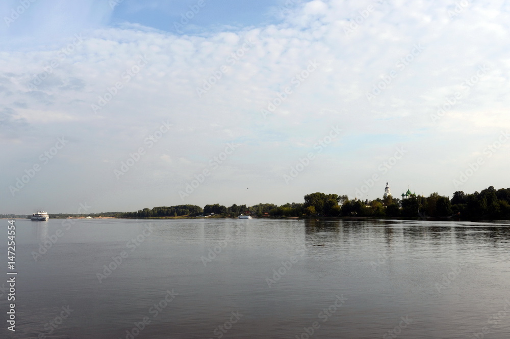 The Volga river from the Vvedensky Tolga convent.