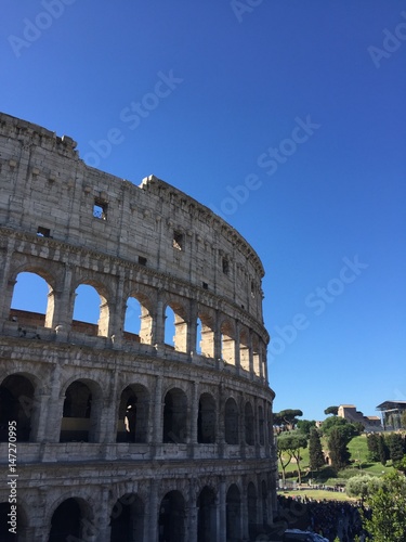 Vista del Colosseo  Roma  Italia