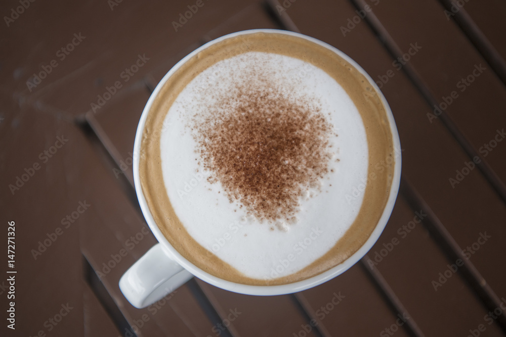 Fototapeta premium LAOS VIENTIANE CAFE CAPPUCCINO