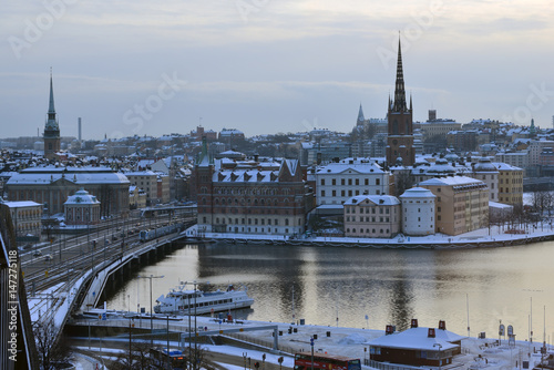 Photography trafik,  vy från norrmalm, stockholm sverige