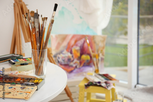 Set of materials for painti...