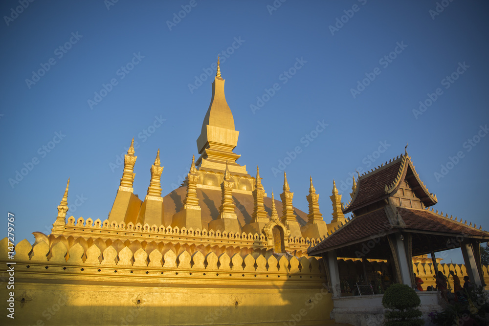 Fototapeta premium LAOS VIENTIANE PHA THAT LUANG