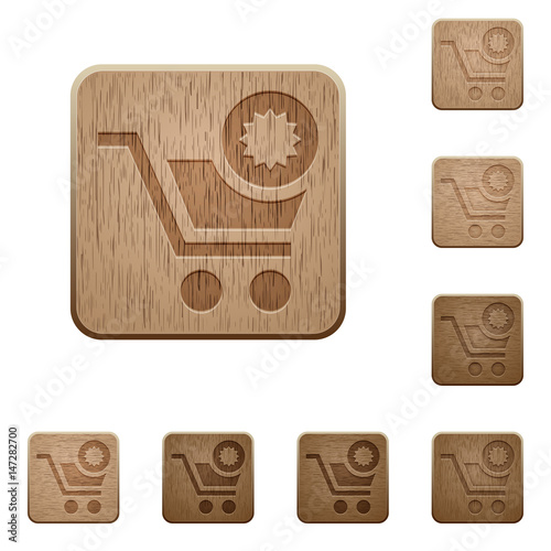Warranty product purchase wooden buttons