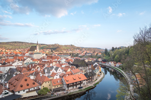 Cesky Krumlov, the city in the South Bohemia region of the Czech Republic.