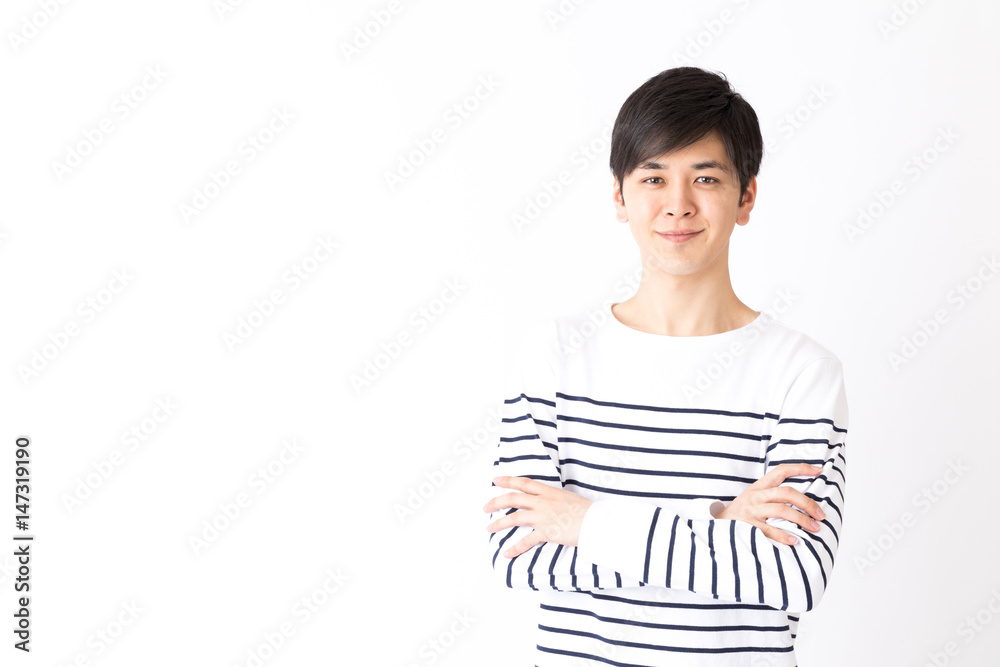 portrait of young asian man isolated on white background portrait of young asian man isolated on white background