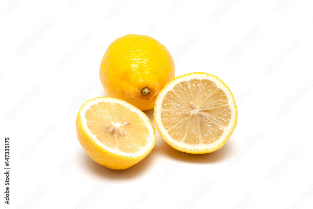Lemons isolated on white background Lemons isolated on white background