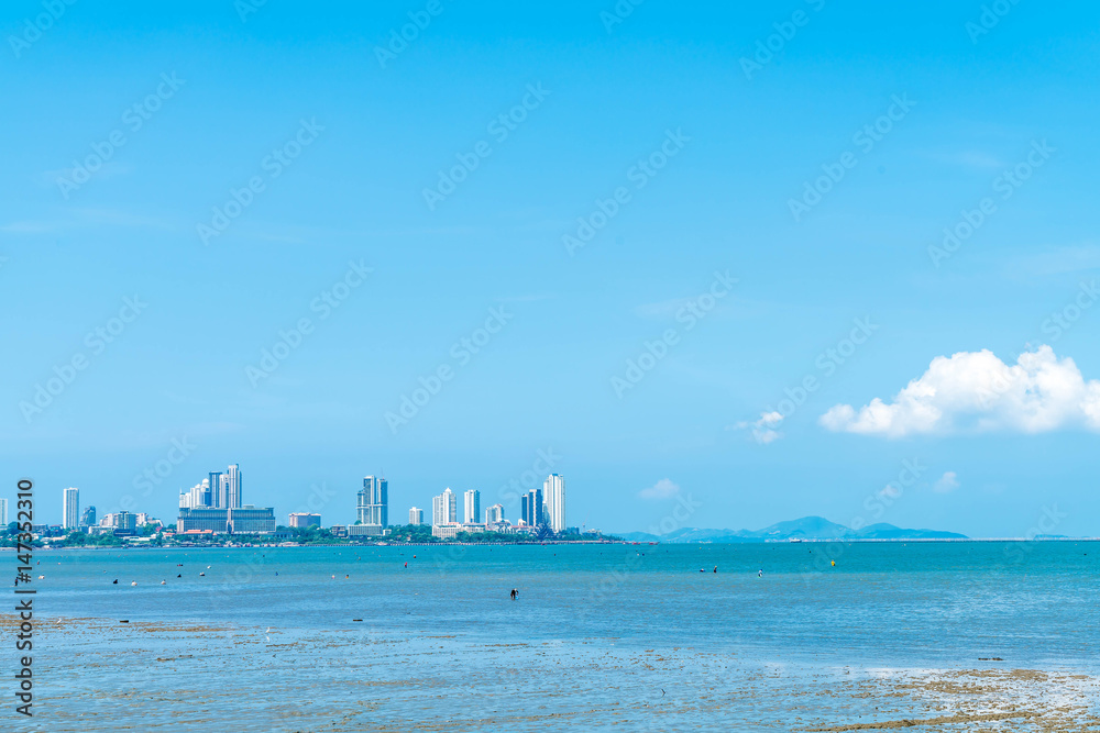 beach in north Pattaya, Thailand