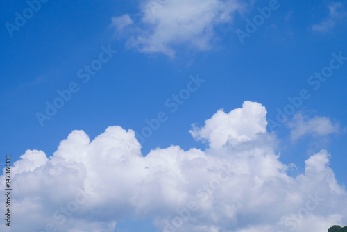 Beautiful Blue Sky with cloud