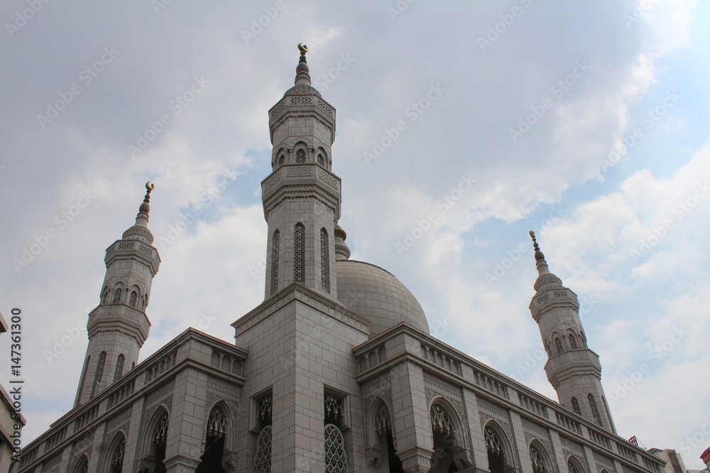 A Muslim Mosque in Xining City Qinghai Province China Asia