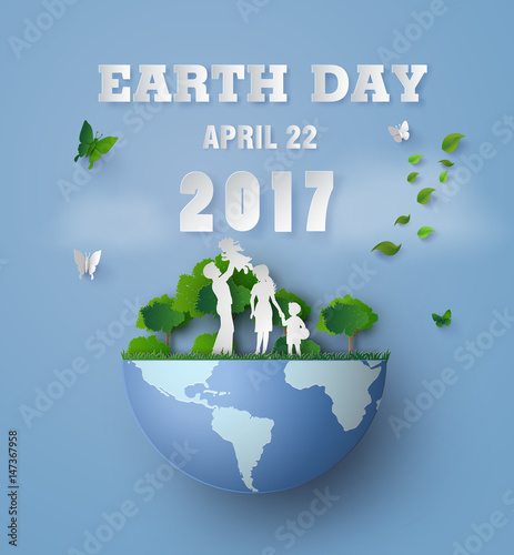 Earth Day 2017 Family Concept Poster