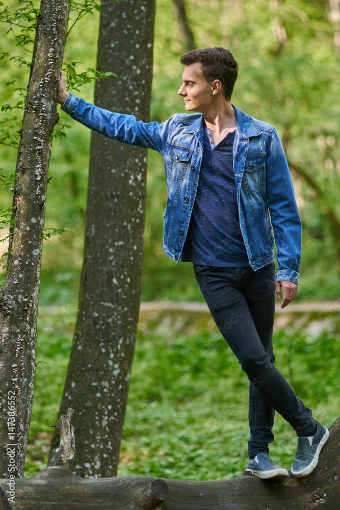 Teenager boy outdoor