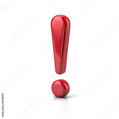 Red exclamation Point Sign