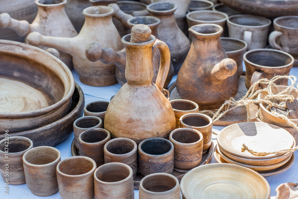 pottery of handmade