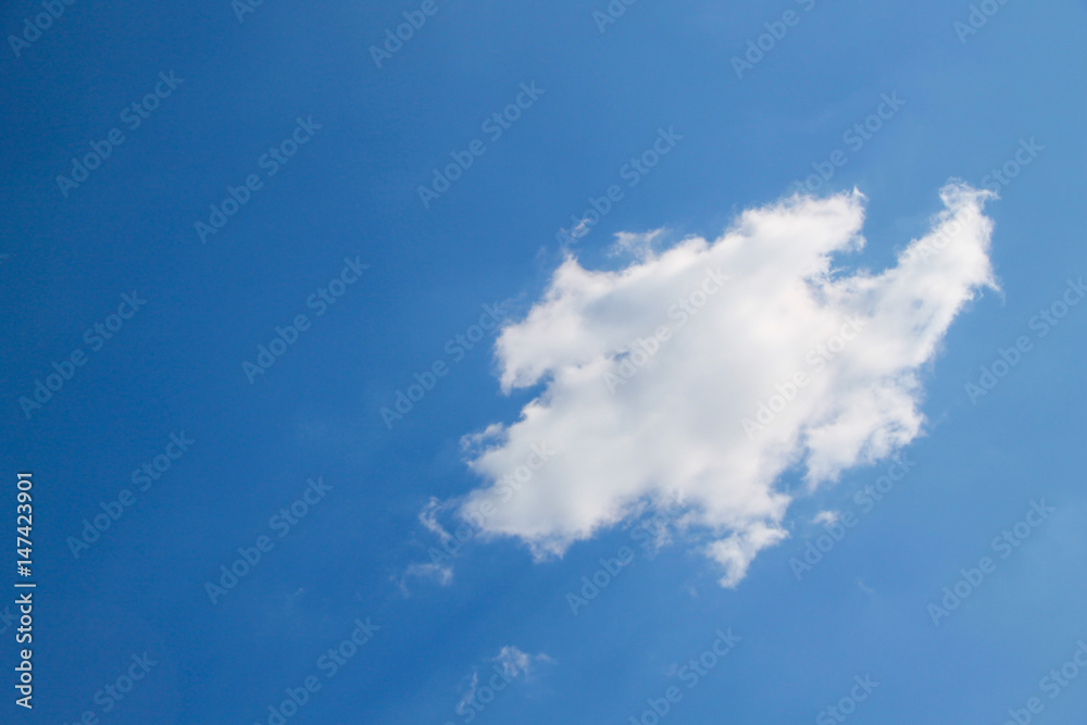 White clouds in blue sky White clouds in blue sky