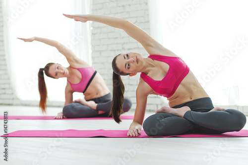 Woman doing yoga 