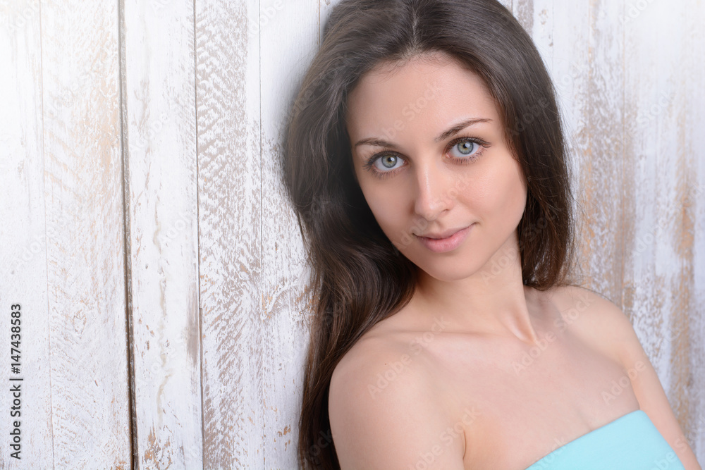 Beautiful brunette sexy girl in studio Beautiful brunette sexy girl in studio