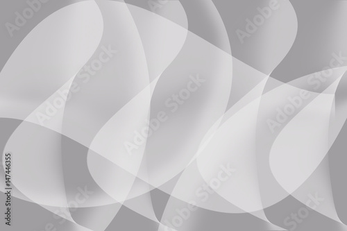 Curve of white on gray background