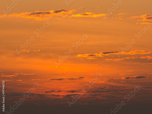 cloud with red sky background  cloudscape of sunrise