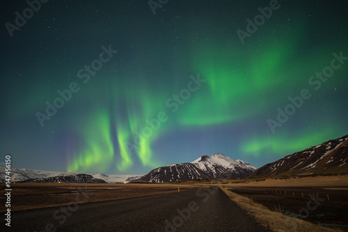 northern light over the Icelandic sky © benjaa