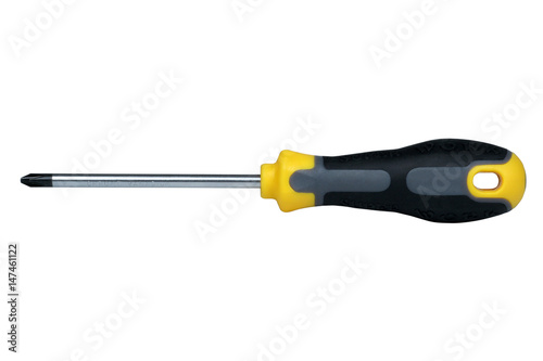 Wallpaper Mural Phillips screwdriver with chrome-vanadium blade on white background, isolated wi