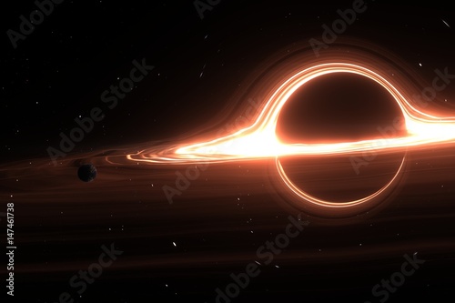 Black hole system. Elements of this image furnished by NASA photo