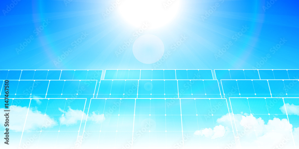 Obraz premium ソーラー 空 風景 背景 