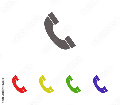 Set of phone handset