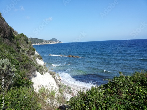 Landscape of elba island 