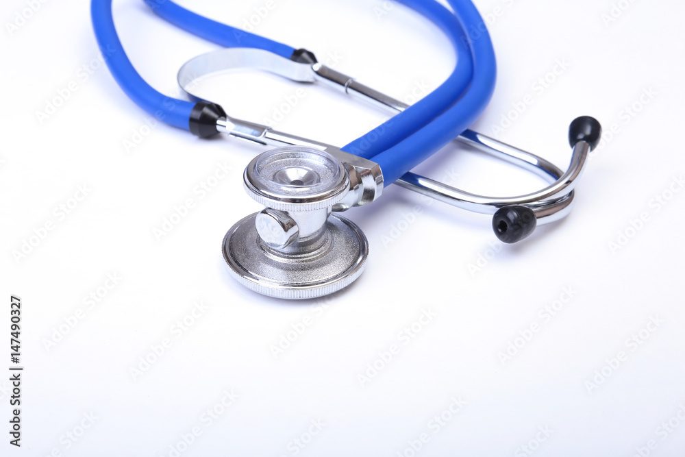 Medical stethoscope isolated on white background. healthcare Medical stethoscope isolated on white background. healthcare