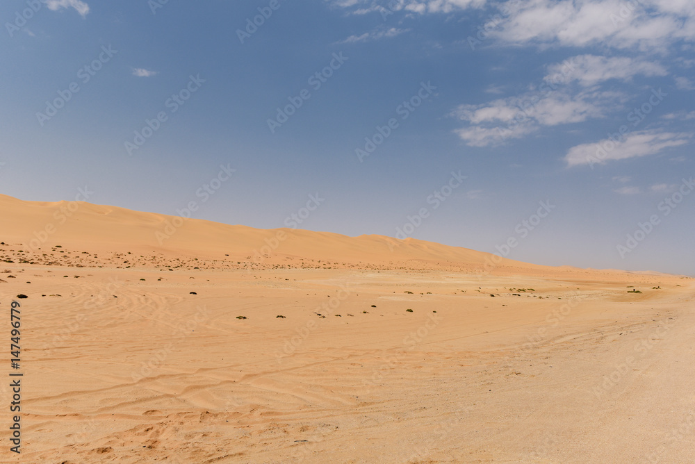 Sandwüste an der Atlantikküste Swakopmund Südafrika