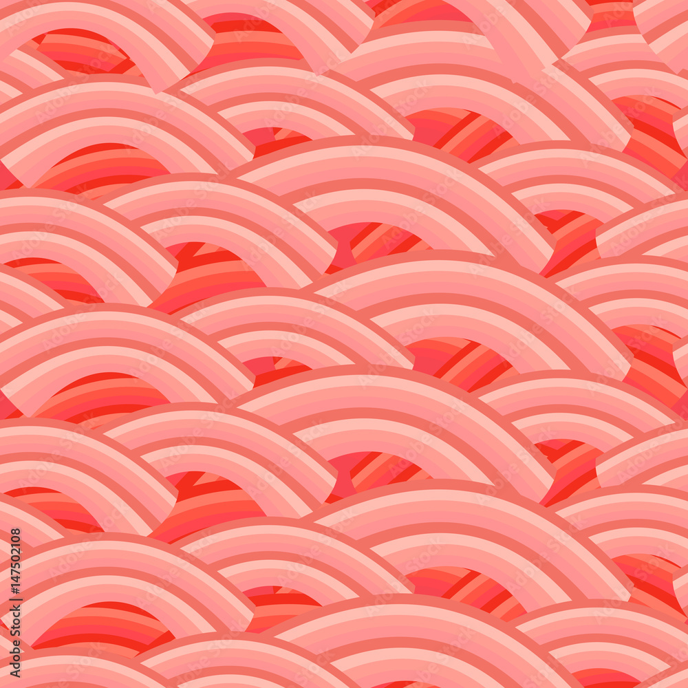 Obraz premium Minced meat pattern seamless. Food Ornament Background